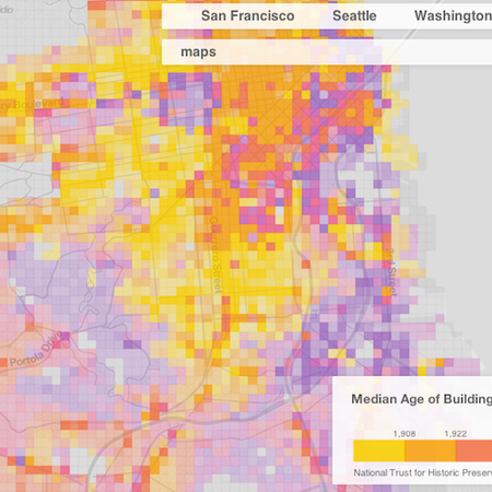 Image of: Map: Check Out the Age of the Buildings in Your Neighborhood — The Bold Italic — San Francisco