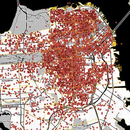 Image of: There Are Over 5,000 Airbnb Rentals in SF According to a New Map — The Bold Italic — San Francisco