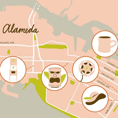 Image of: Map: Alameda as a Retro Oasis — The Bold Italic — San Francisco