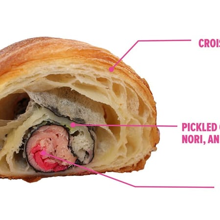 Image of: Our Favorite New Snack is a Magical Sushi Roll Inside a Croissant — The Bold Italic — San Francisco