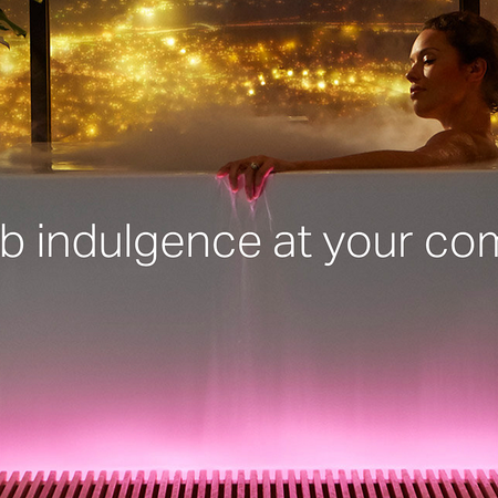 Image of: This Smart Tub Has a Literal Fog Machine For All Your Bath Time Rave Needs