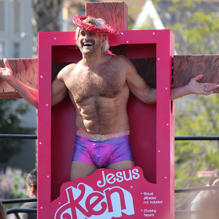 Image of: Hunky Jesus 2024: Life in plastic is fantastic