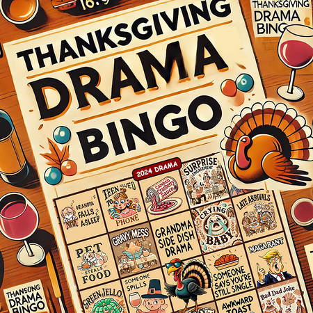 Image of: Bingo! Your Thanksgiving drama is universally relatable