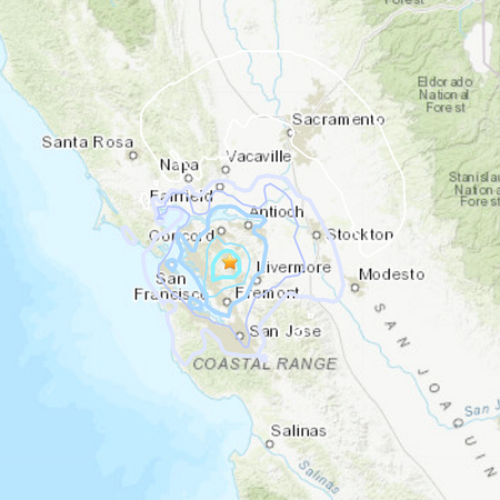 Image of: 3.8-Magnitude Earthquake Rattles East Bay