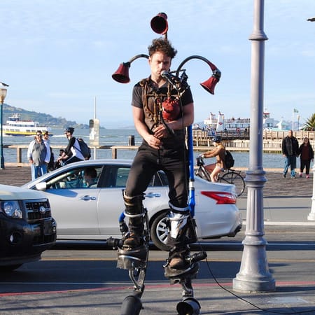 Image of: Meet the Beatboxing Street Performer Who Invented His Own Bagpipes