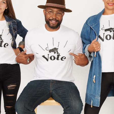 Image of: You Need This Oakland-Made, Black Panther-Inspired ‘Vote’ T-Shirt