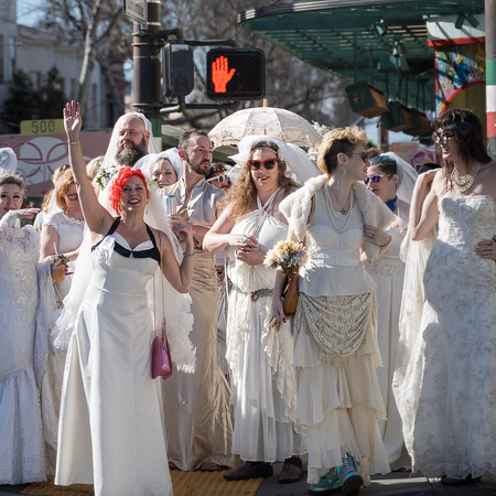 Image of: They all said yes to the dress