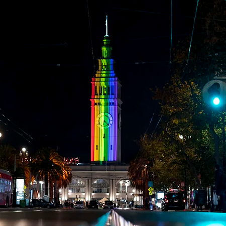 Image of: “Let’s Glow SF” gives San Francisco its favorite holiday distraction: dazzling lights