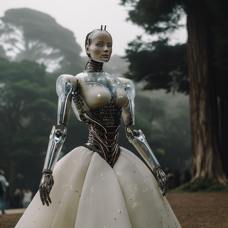 Image of: A single robot in San Francisco