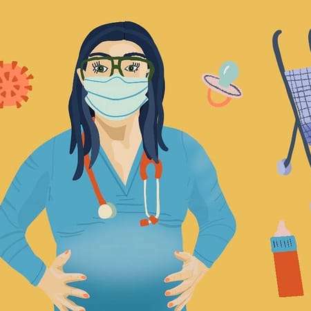 Image of: Expecting and Essential: What It’s Like to Be a Pregnant Doctor During a Pandemic