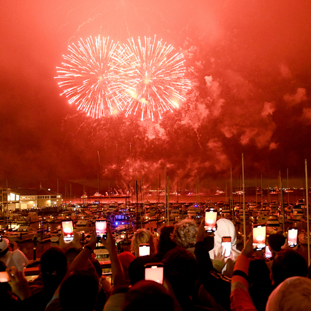 Image of: Yes, we still saw fireworks on July 4th