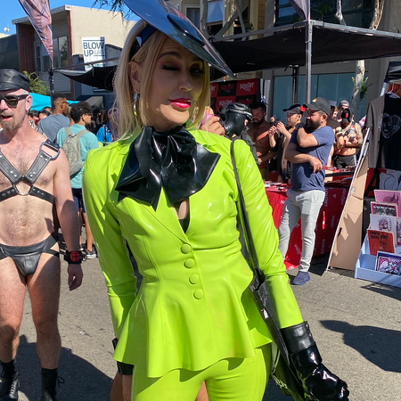 Image of: S&M also means “Stand & Model” — Folsom Street Fair 2023