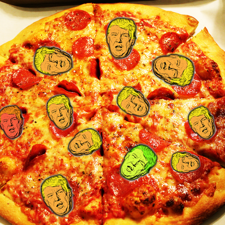 Image of: I Went Undercover to a Trump Campaign Debate Party at Round Table Pizza, and I Foresaw the End Times