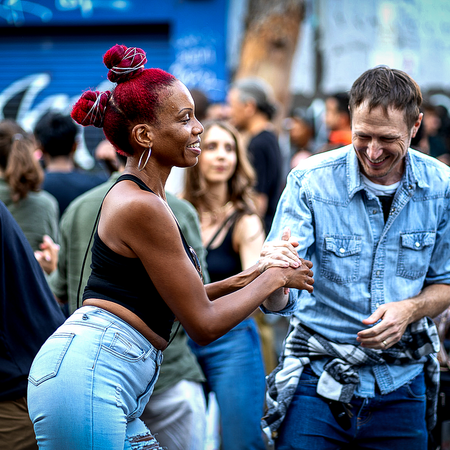 Image of: Valencia Street sizzles with ‘Salsa in the Streets’