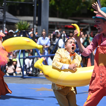 Image of: Everything was bananas at the Hayes Valley Carnival