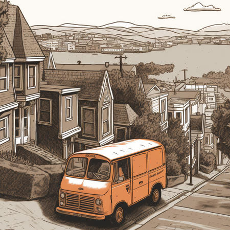 Image of: I live in a van in San Francisco